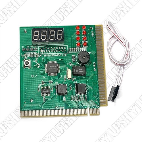 4-Digit PC Analyzer Diagnostic Post Card Motherboard Fault Tester For ISA PCI - Photo 2/5