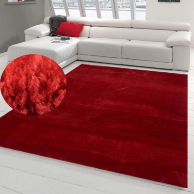 Shaggy Teppich Wohnzimmer weicher Hoch- & Langflor Flokati Badezimmer waschbar .