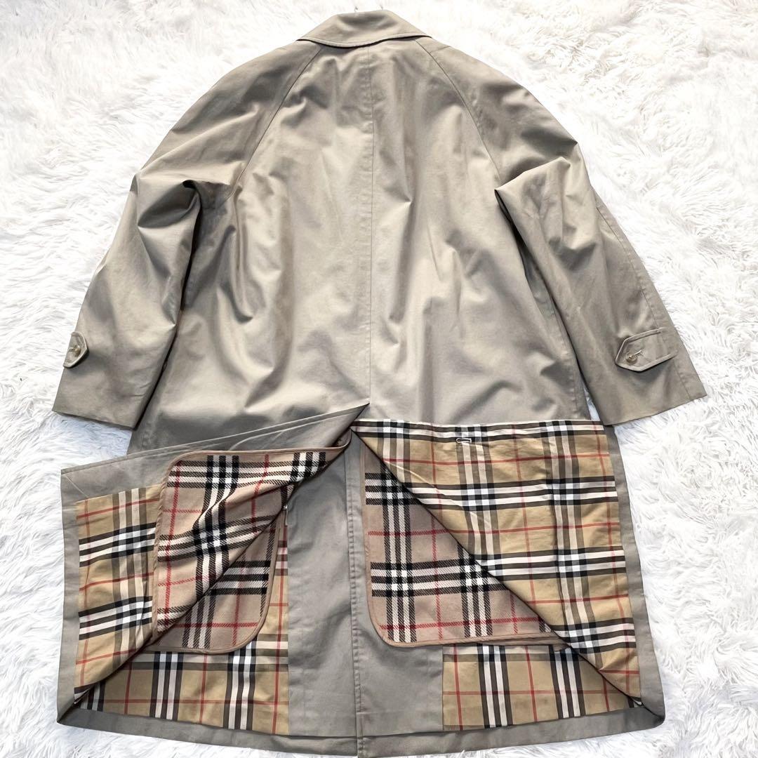 Burberry London Stand Up Collar Trench Coat Khaki With Nova Check Liner For Men thumbnail 11
