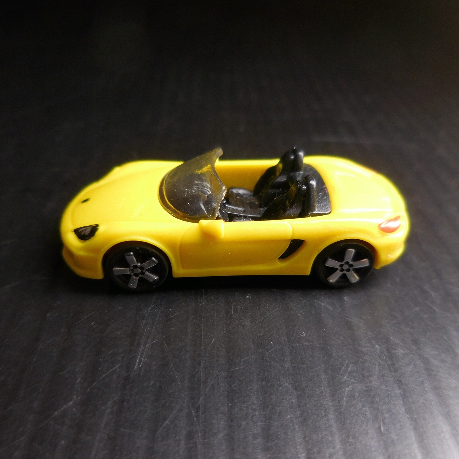 Miniature Porsche Cabriolet Jaune - MPG FT065 - Échelle 1/43 - Vintage Malaisie