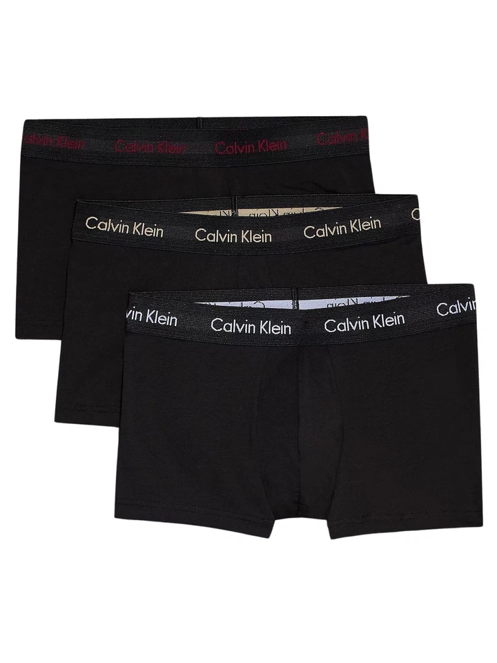 Calvin Klein Herren Unterwäsche Low Rise Trunk 3er Pack - Bild 1 von 1
