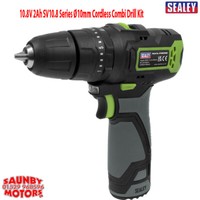 Sealey CP108VDD Cordless Hammer Drill/Driver Ø10mm 10.8V 2Ah Battery & charger