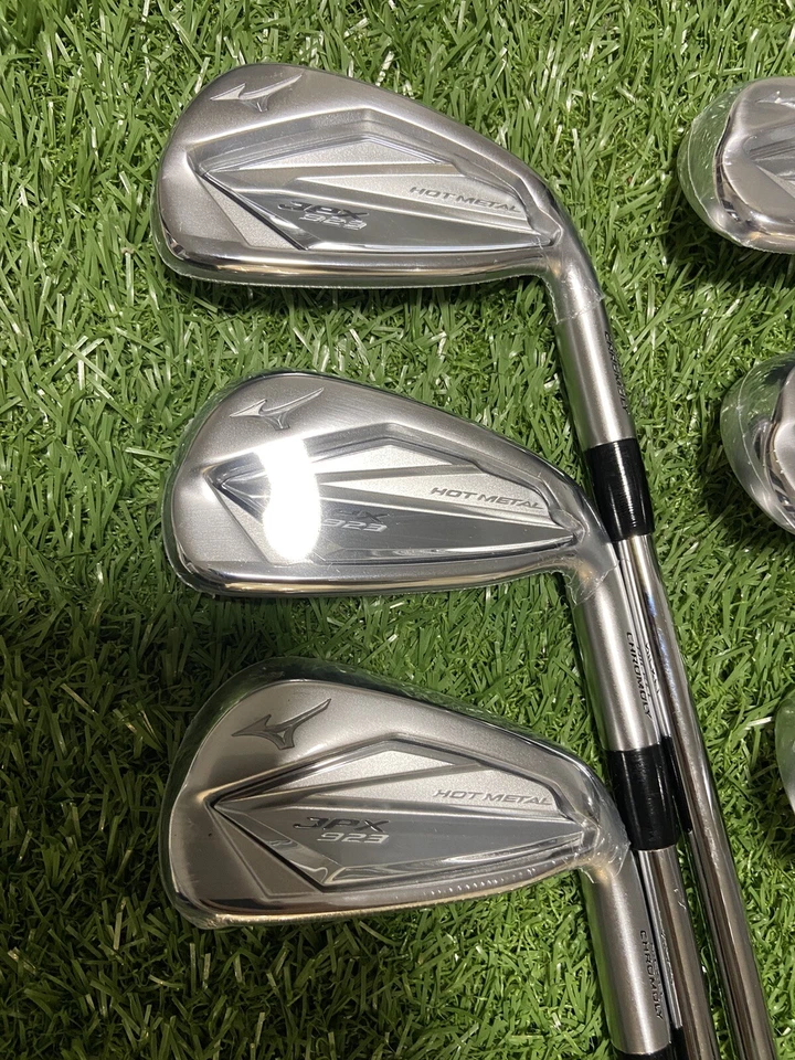 MIZUNO JPX 923 HOT METAL IRONS 5-PW NIPPON MODUS 105 X STIFF FLEX BRAND NEW - Image 3 of 4
