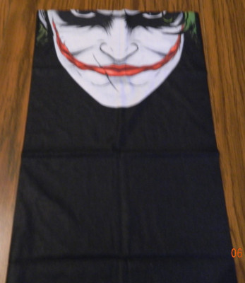 MIP- '' The Joker '' design Tubular Hydro Face Shield Sun Mask 