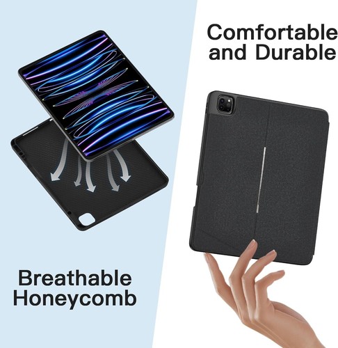 Keyboard Case for iPad 10.9/11 Inch Air 4th/5th Gen & Pro 11 1st/2nd/3rd/4th Gen - 第 7/8 張圖片