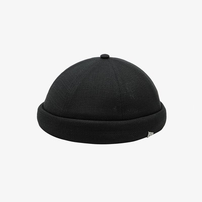 New Era ''2024'' Fisherman Cotton Flax Basic Skully Cap, Black