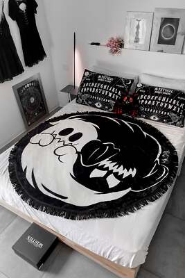 KILLSTAR runde Fleecedecke - Boo Eek