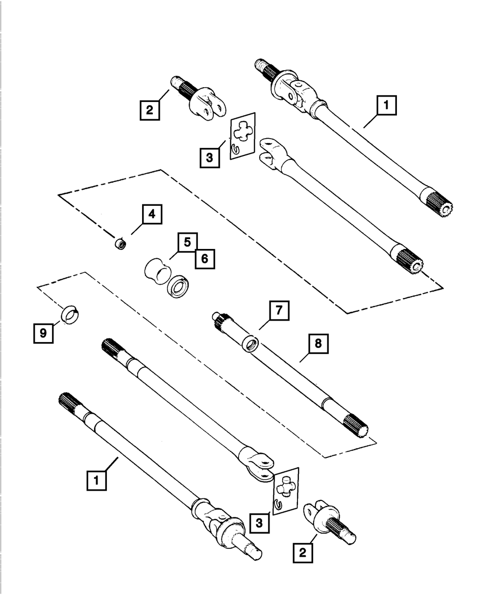 Genuine Mopar Intermediate Shaft Bushing 5252686 eBay
