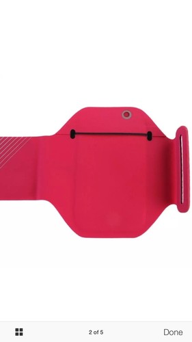 Nike Women E1 Prime Performance Arm Band iPhone 4 4S Pink Force Silver - 第 2/5 張圖片