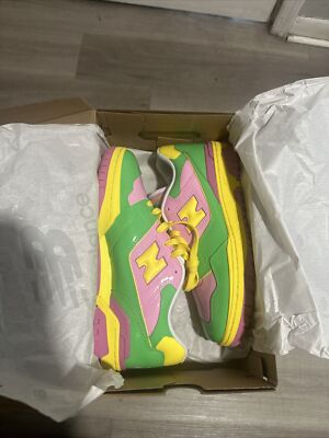 New Balance 550 Men's Y2K Patent Leather Pack Pink Green BB550YKA