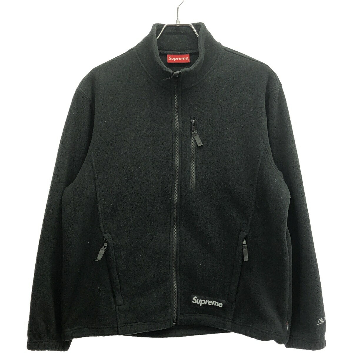 Supreme 22AW Polartec Zip Jacket Fleece Black Size S Outerwear 