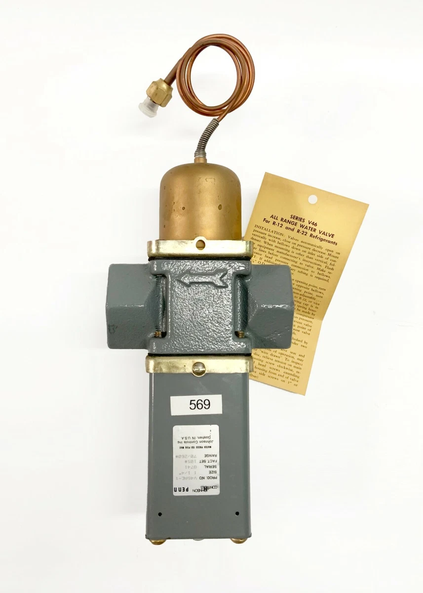 Water Regulating Valve Refrigeration Pressure Regulated, 40 OFF