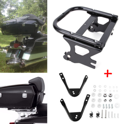 Quick-Detach Two-up Tour Pack Rack Mount + Docking Kit For Harley 97-08 Touring