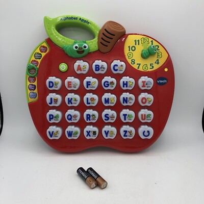 Vtech Apple Alphabet Interactive Early Learning Educational Toy w/ Batteries