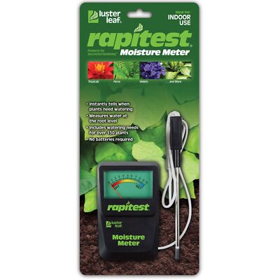 Luster Leaf Rapitest Moisture Meter   Easy, Accurate Soil Monitoring for Healthi