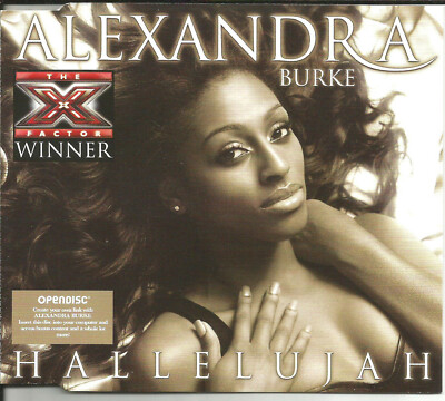 X factor ALEXANDRA BURKE Hallelujah w/ 2 UNRELEASED TRX CD Single Leonard Cohen