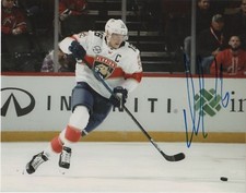 Florida Panthers Aleksander Barkov Signed Autographed 8x10 Photo COA #9