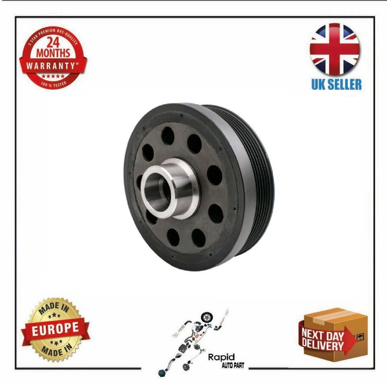 Crank Shaft Pulley For Bmw 1 3 X1 X3 Series 116D 118D 120D 316D 318D