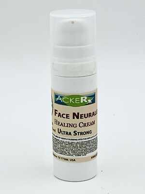 AckeRx  Face Neuralgia Cream Trigeminal Pain Reliever (15ml) ORGANIC