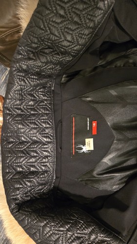 Spyder ski jacket w/fur collar - Picture 3 of 5