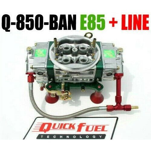 QUICK FUEL Q850E85BAN ANNULAR MECH BLOW THRU WITH RED 6 LINE KIT eBay