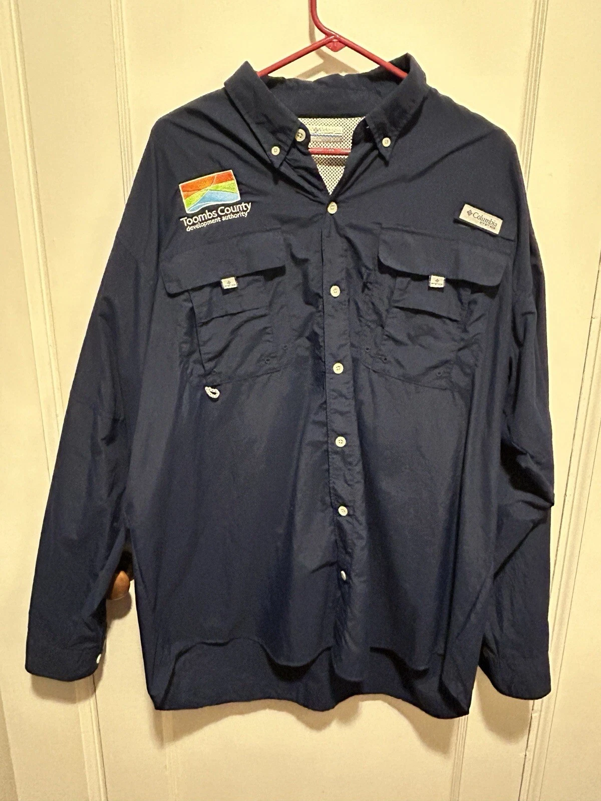 Toombs County Georgia Development Authority Columbia PFG L/S Shirt Men’s XL