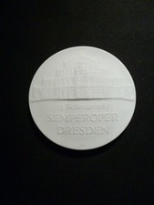 SEMPER OPER 13.Februar 1985 STAATSOPER DRESDEN Meissner Porzellan