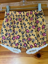 Matilda Jane Sleepy Jean PJ Shorts EUC Girls Brilliant Daydream Pajama Size 2
