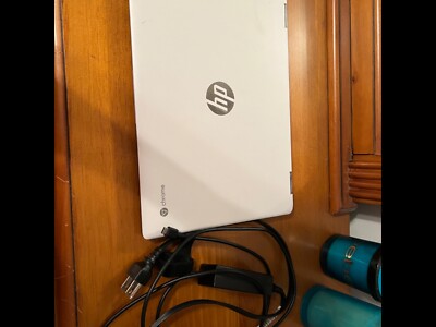 HP Chromebook x360 14'' (32GB, Intel Celeron, 4GB) Laptop - White - 7XT01UA