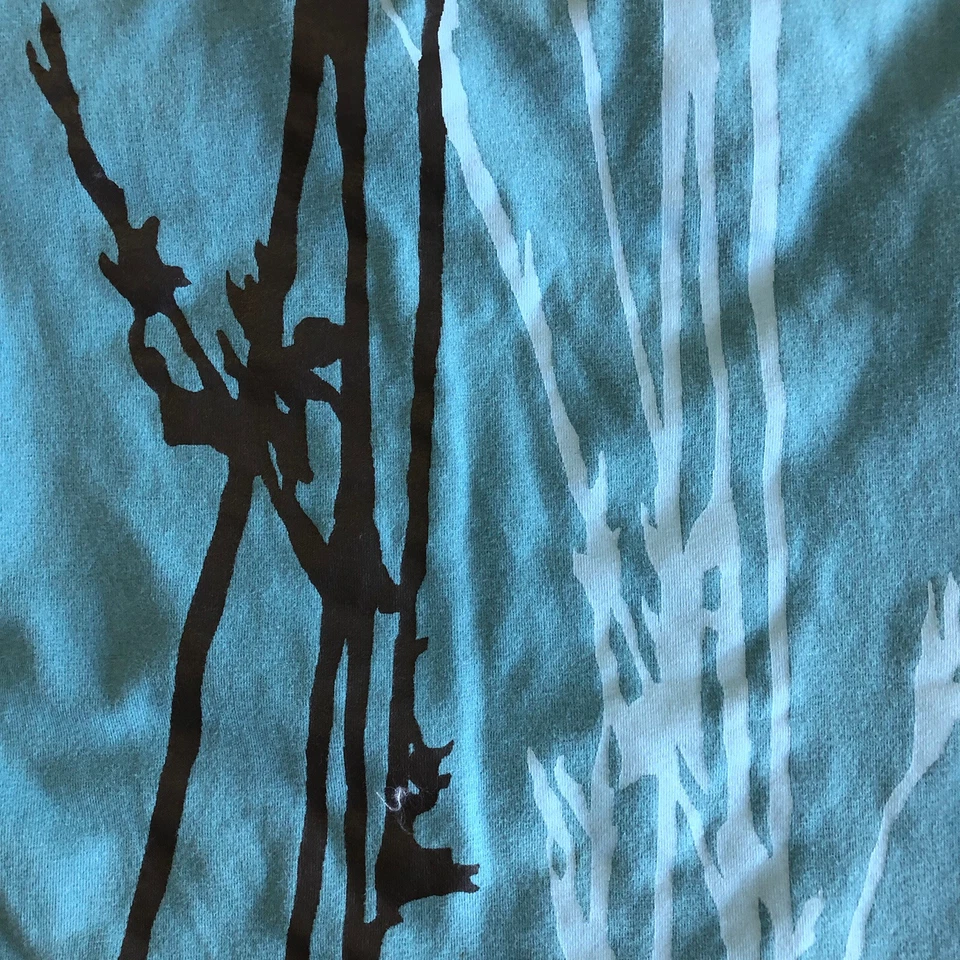 Camiseta deportiva sin mangas SJB Active para mujer azul elástica incorporada sujetador gráfico atlético Foto 3 de 4