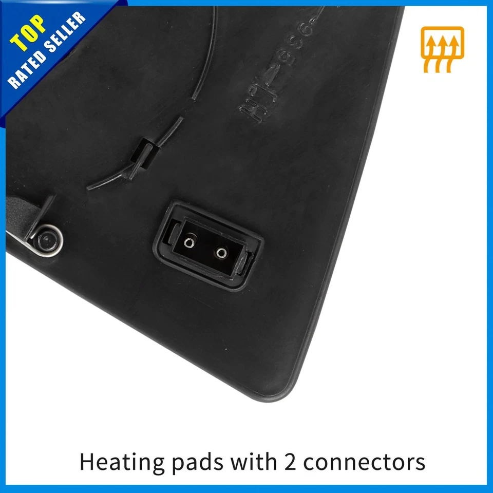 Mirror Glass Heated with Backing Plate Driver Side for Mercedes-Benz SL500 C230 - Image 4 of 4