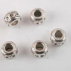 10pcs Dark Silver-tone Eyes Bead Fit Bracelet 8226