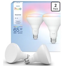 2pk Philips Hue Essential E26 65W 650 Lumens ...