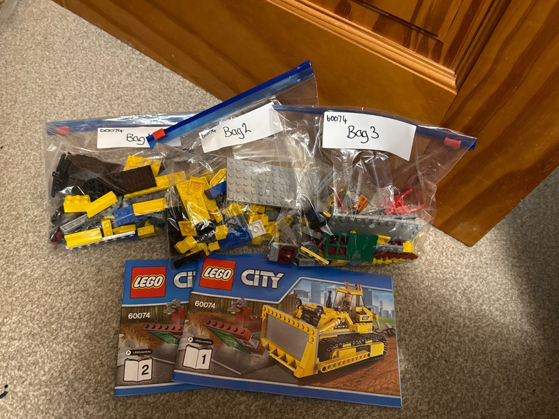 LEGO CITY: Bulldozer (60074) Used, Complete, No Box