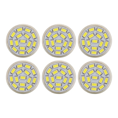 (12V 3W White Light 6000K)6Pcs GU4 LED Bulb 270LM 15LED Energy Saving Light US - Picture 7 of 22