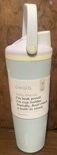 OWALA 30 oz FreeSip Stainless Steel Water Bottle Insulated Tumbler Dew Drop NEW