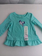 Jumping Beans Shirt Top Long Sleeve Tunic Baby Girls Size 3 Months NWT