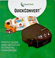 ClearClick 14 MP QuickConvert Photo, Slide, and 35mm Negatives to Digital New
