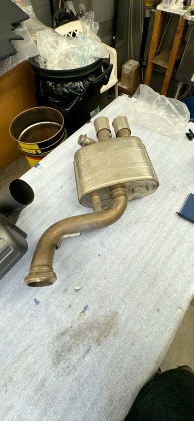 Ferrari 599 LEFT Muffler
