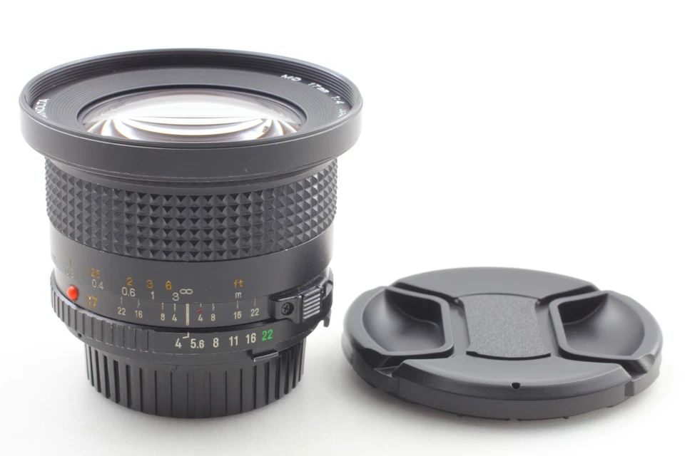 Nueva lente Minolta MD 17mm F4 ultra gran angular MF [óptica como nueva/funciona] de JAPÓN Foto 2 de 4