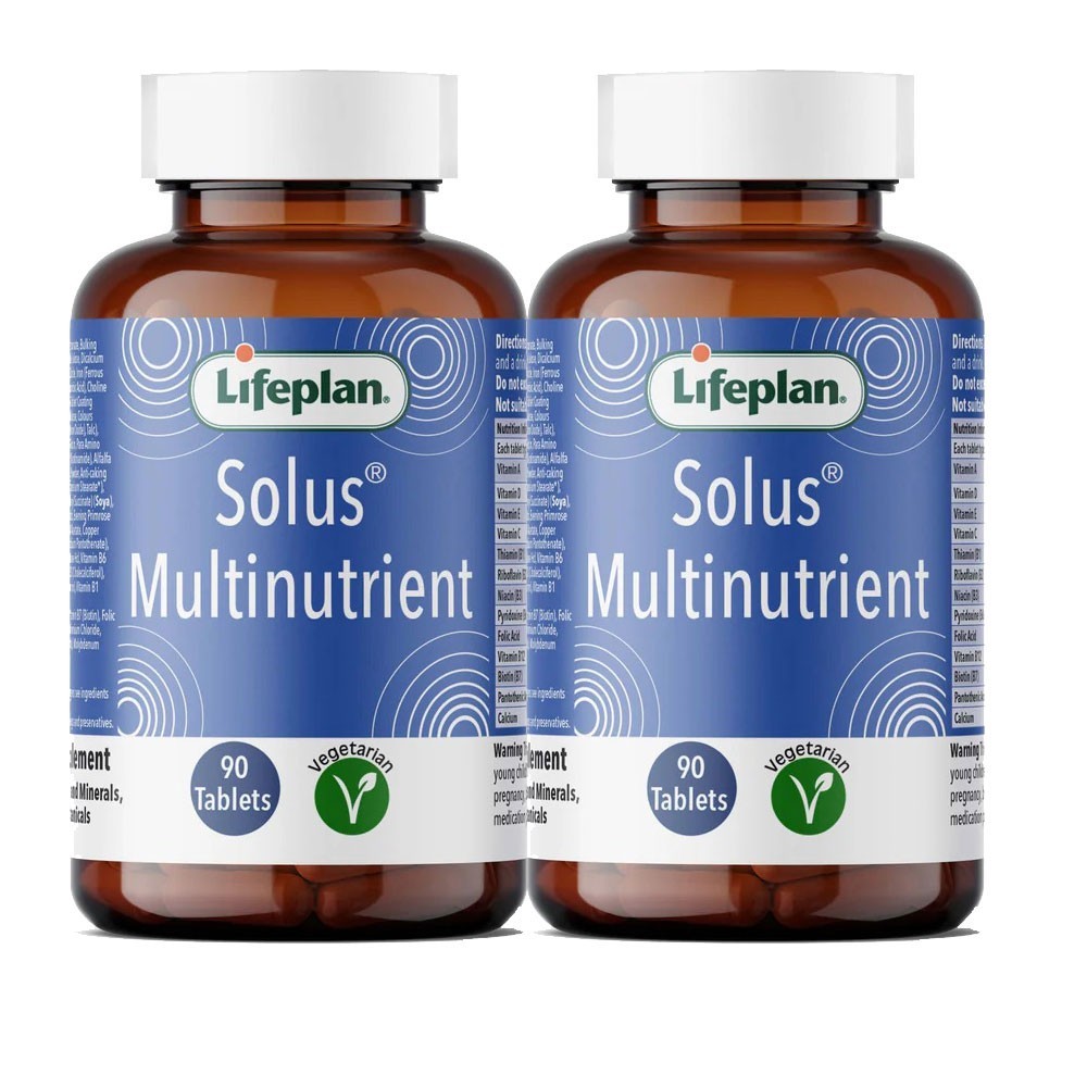 Lifeplan Solus Wide Spectrum Multinutrient Timed Release 2 x 90 Tablets