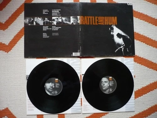 U2 Rattle And Hum Double Vinyl UK 1988 Island 1st Press 2 LP