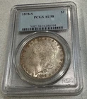 1878-S Morgan Silver Dollar S$1 PCGS Certified AU58