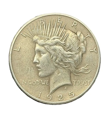 1925-S Peace Silver Dollar Bullion Coin