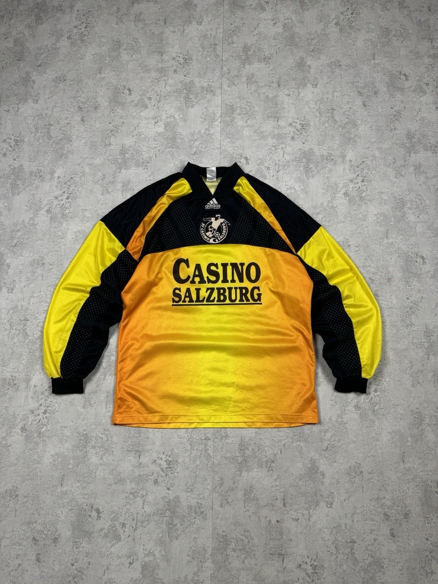 Casino Salzburg 1993-1994 Goalkeeper Jersey Shirt Long Sleeve Size 