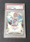 JAYDEN DANIELS 2024 TOPPS INCEPTIONS ROOKIE AUTOGRAPH RC AUTO PSA 8