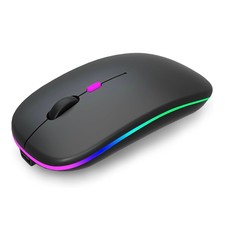 2.4GHz Black Wireless Mouse for PC & Laptop N...