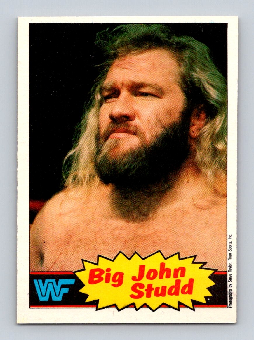 Big John Studd 1985 O-Pee-Chee WWF Pro Wrestling Stars #12