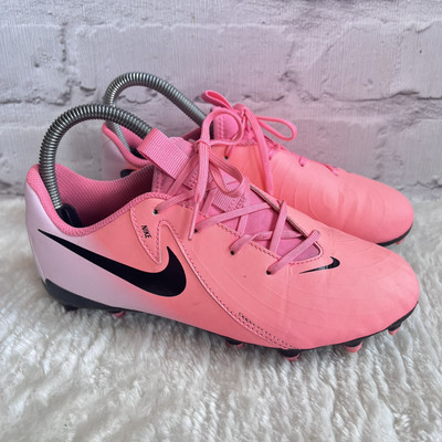 Nike Phantom 2 Club FG Fußballschuhe UK 3 Pink Sunset Pulse schwarz sehr guter Zustand
