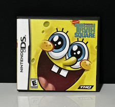 TESTED Spongebob's Truth or Square 2009 Nintendo DS - Game, Manual, and Case